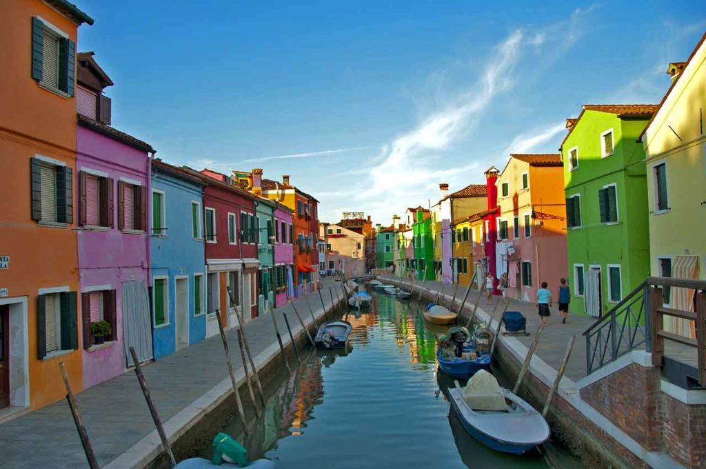 Visit the island of Burano near Venice