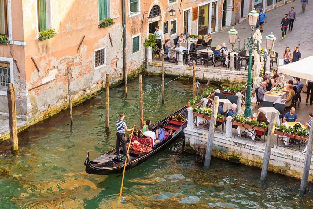 Rules of behaviour and tips in Restaurants in Venice