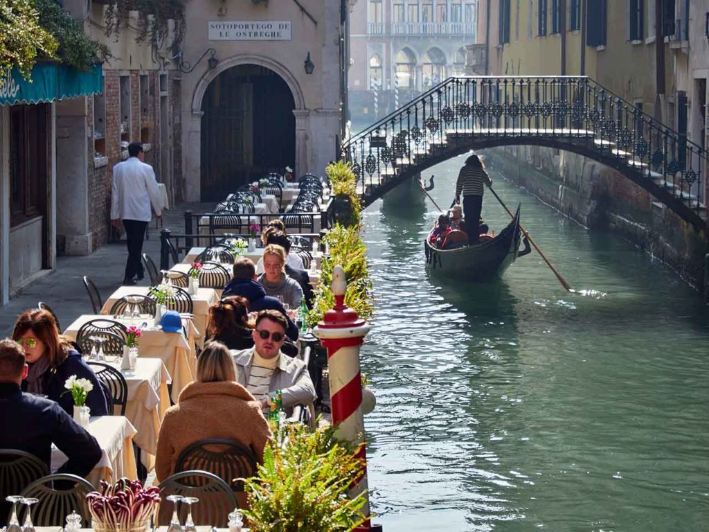 Rules of behaviour and tips in Restaurants in Venice