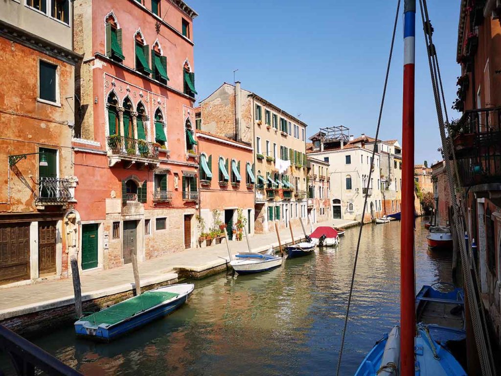 The overall impression of the district of Cannaregio