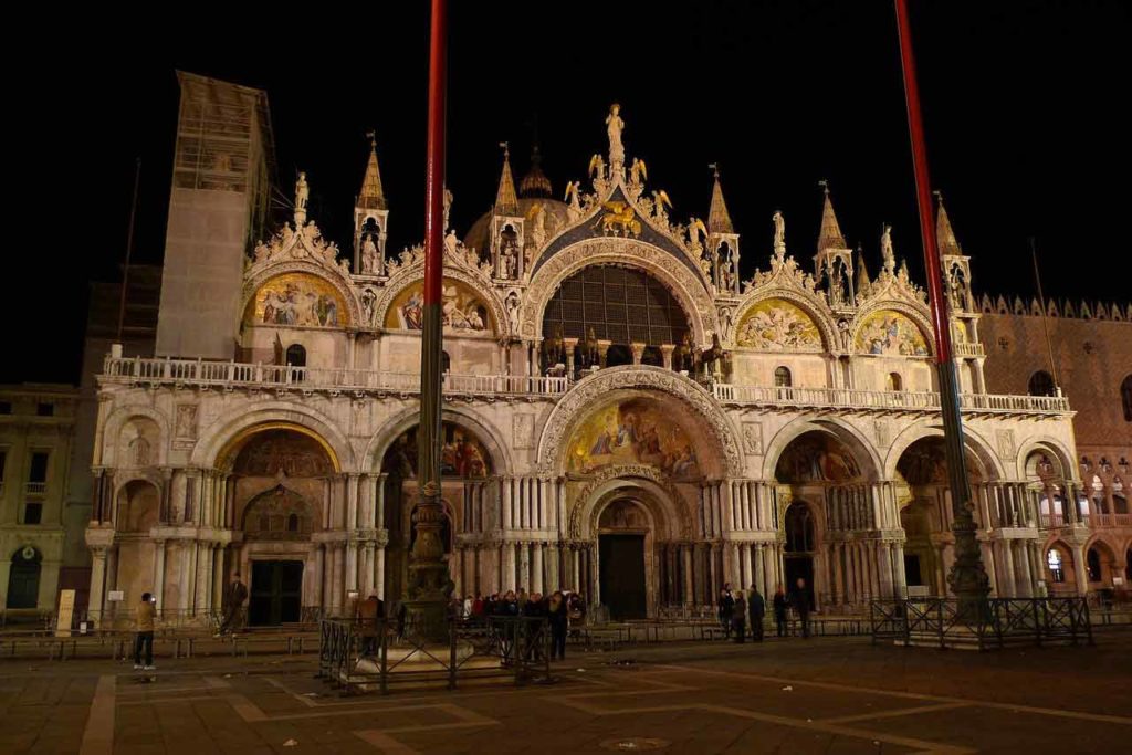 St Mark's Square by night