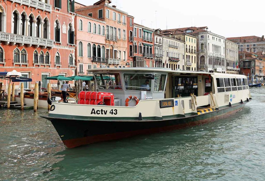 Water Bus Venice Vaporetto Ferry Line 5.1 ACTV